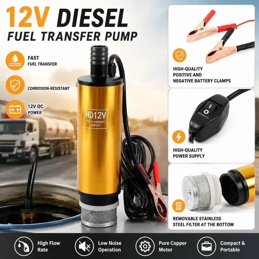 Diesel Water Pump - Bomba eléctrica de transferencia de combustible