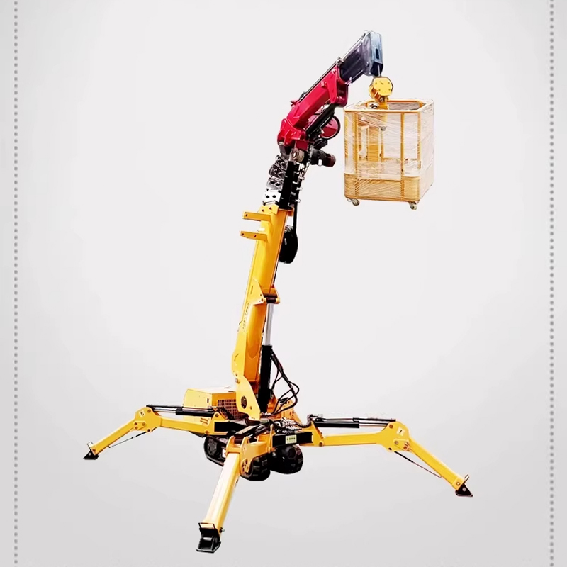 Compact Crawler Boom Lift - Nueva Grúa Araña Compacta Hidráulica con