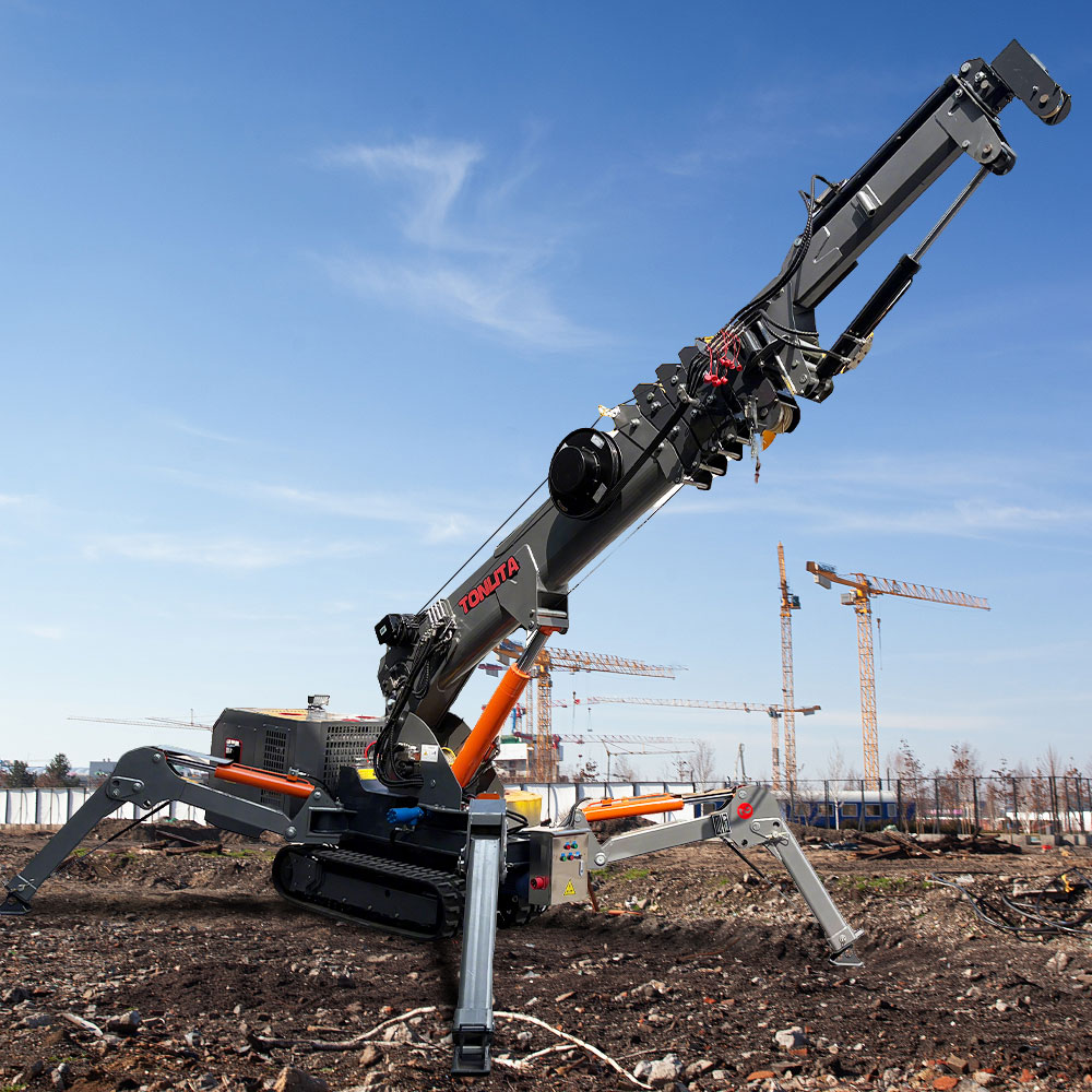 Compact Crawler Boom Lift - Grúa Araña Compacta Personalizada con Brazo