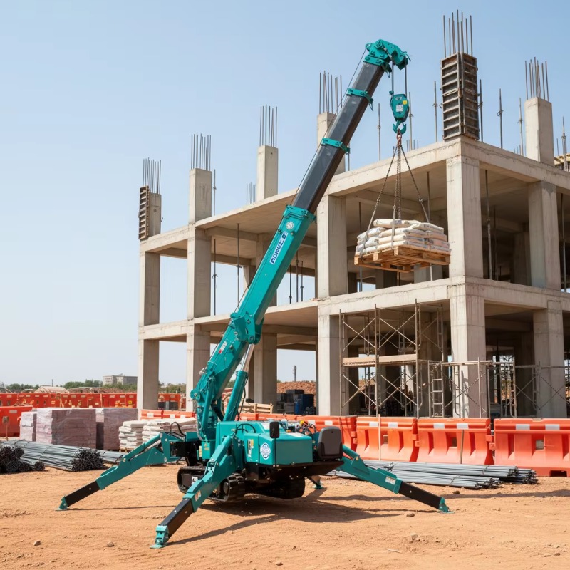 Compact Crawler Boom Lift - Grúas Araña, Mini Grúa Araña Compacta,