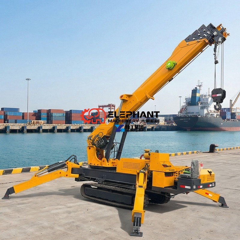 Compact Crawler Boom Lift - Grúa Araña Mini Certificada ISO de