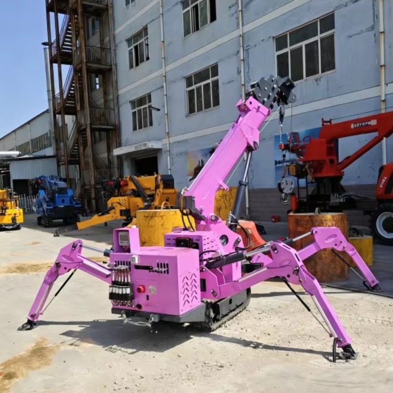 Compact Crawler Boom Lift - Grúa Araña de 7 Toneladas con