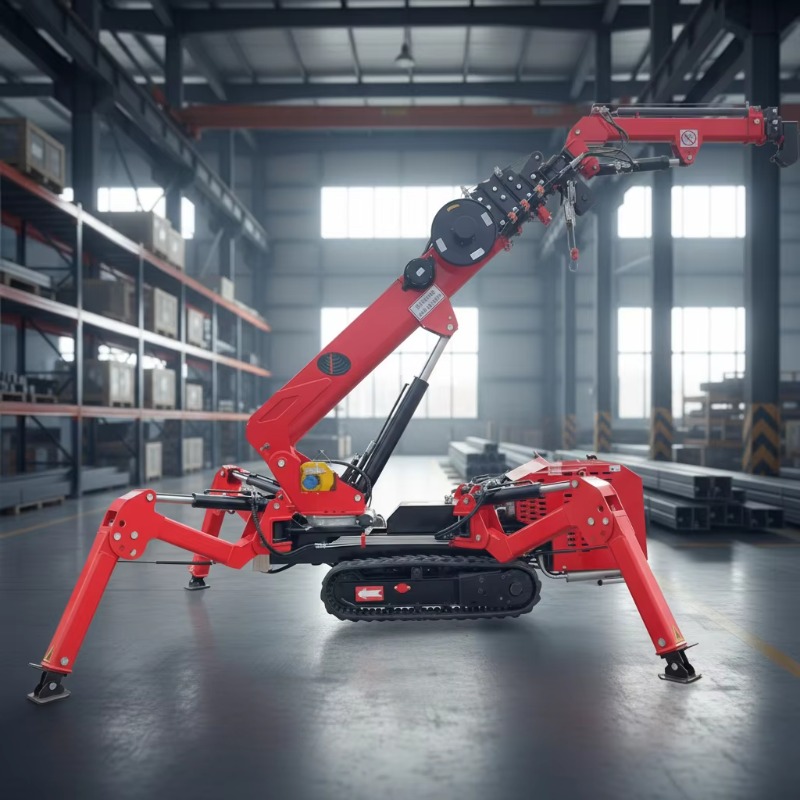 Compact Crawler Boom Lift - Grúa Araña Telescópica Hidráulica de 6