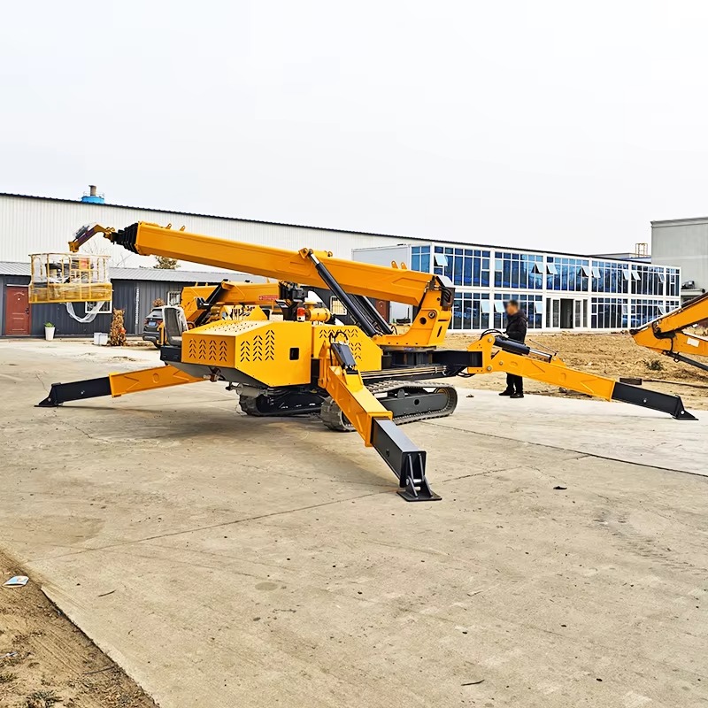 Compact Crawler Boom Lift - Grúa Araña de 8 Toneladas para