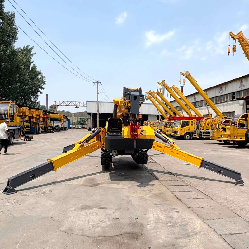 Grúa araña sobre orugas de gra - Compact Crawler Boom Lift reseña y precio