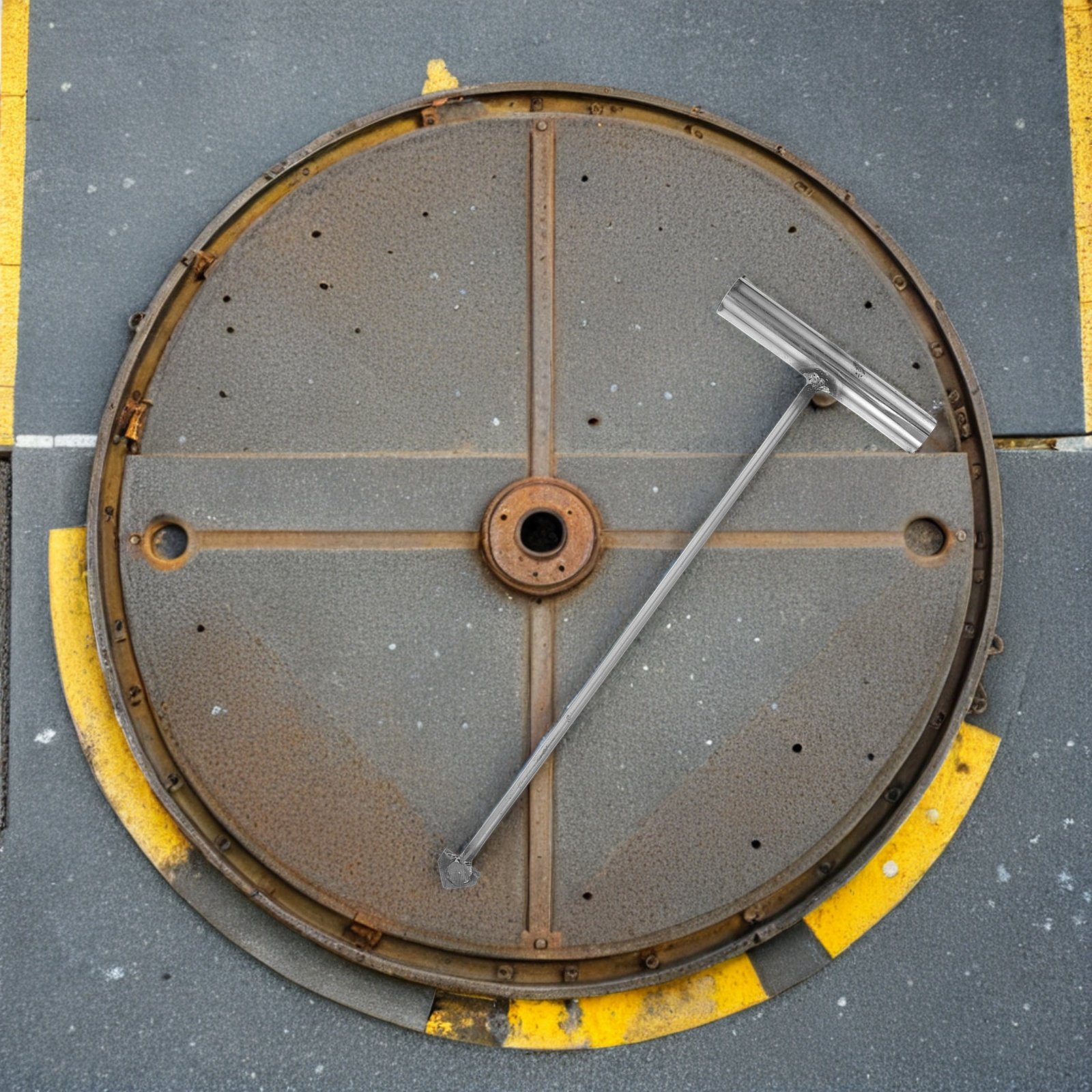 Gancho en T de acero inoxidabl - Manhole Cover Lifting reseña y precio
