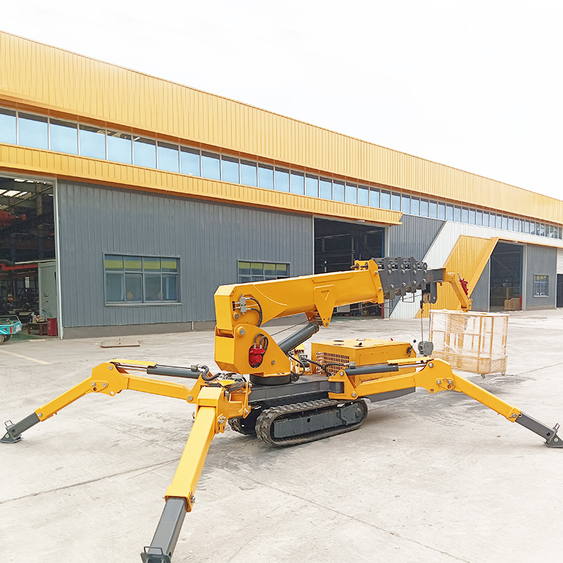 Grúa Araña Hidráulica 7T, Mini - Compact Crawler Boom Lift reseña y precio