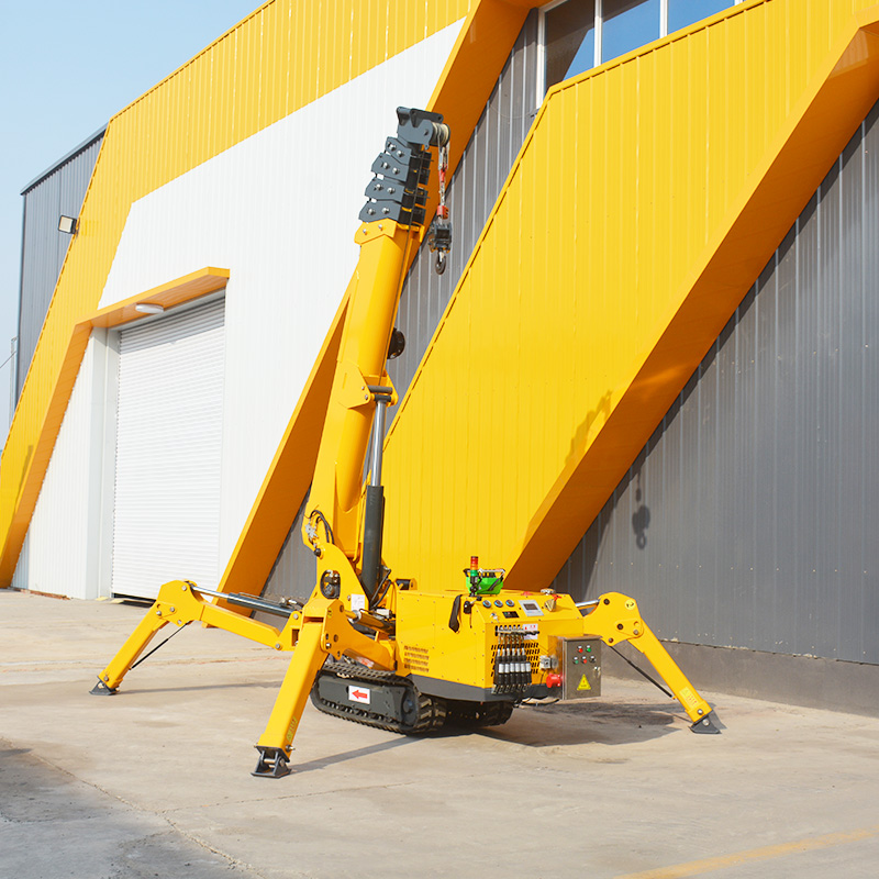 Grúa Araña Hidráulica 7T, Mini - Compact Crawler Boom Lift reseña y precio
