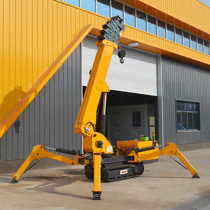 Grúa Araña Hidráulica 7T, Mini - Compact Crawler Boom Lift reseña y precio