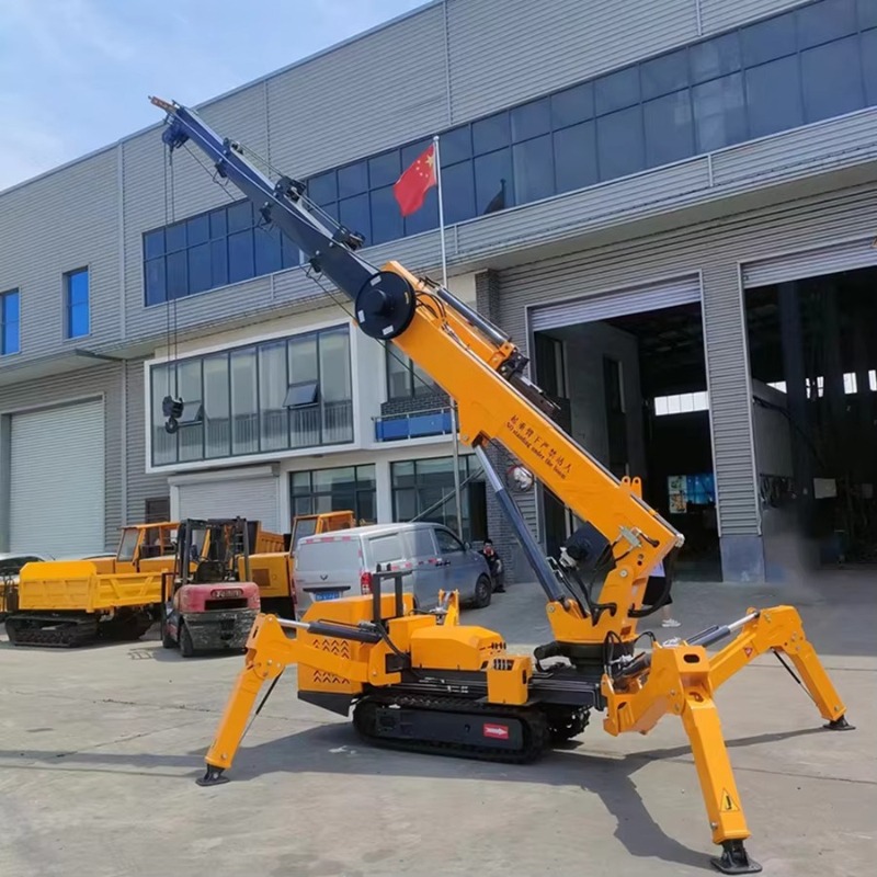 Mini Grúa Araña Compacta, Capa - Compact Crawler Boom Lift reseña y precio