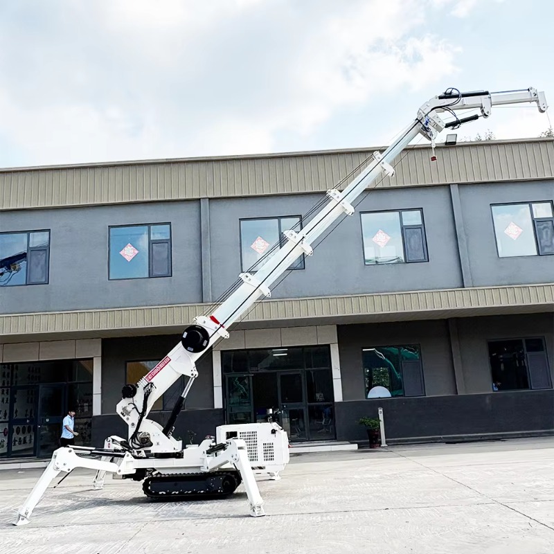 Mini Grúa Araña Compacta, Capa - Compact Crawler Boom Lift reseña y precio