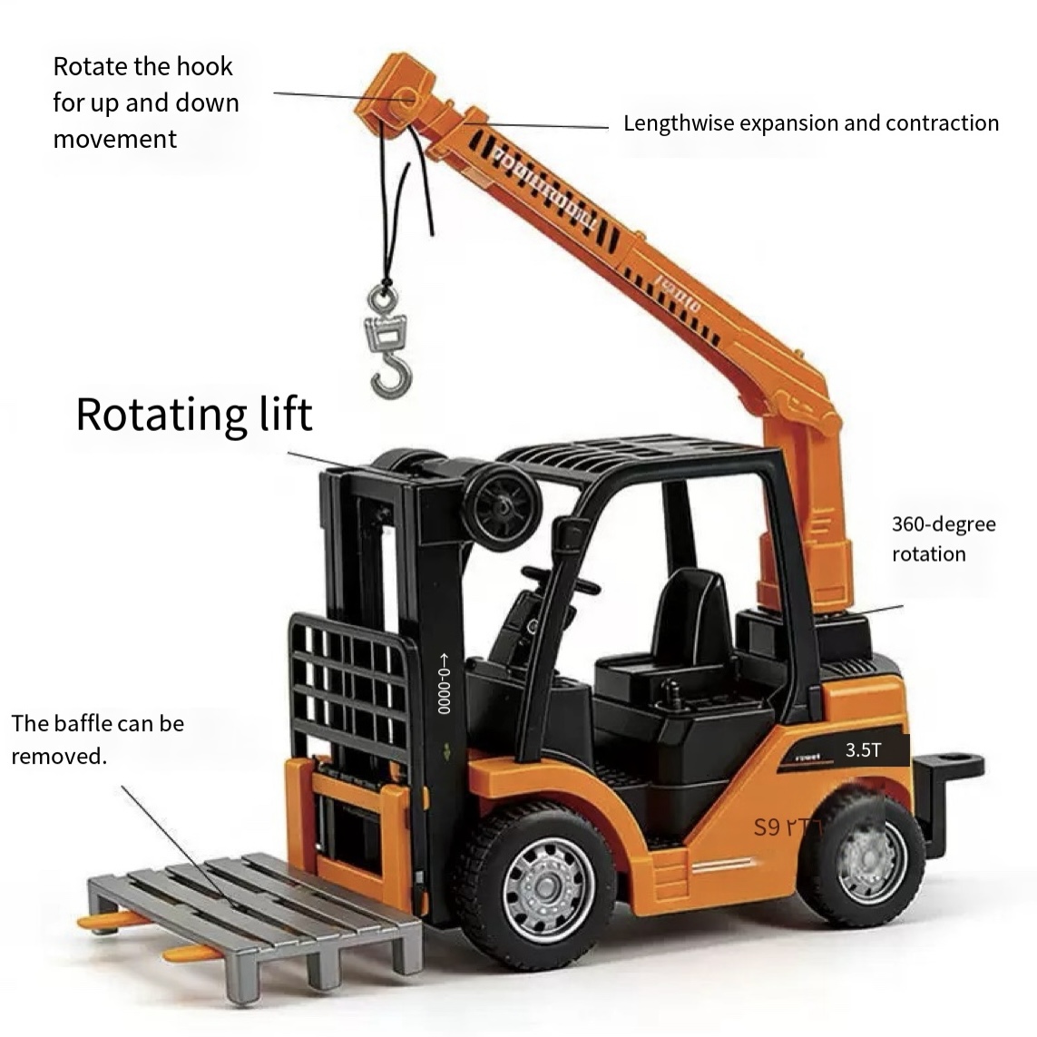 Juguete de simulación DIY de a - Dump Truck Toy reseña y precio