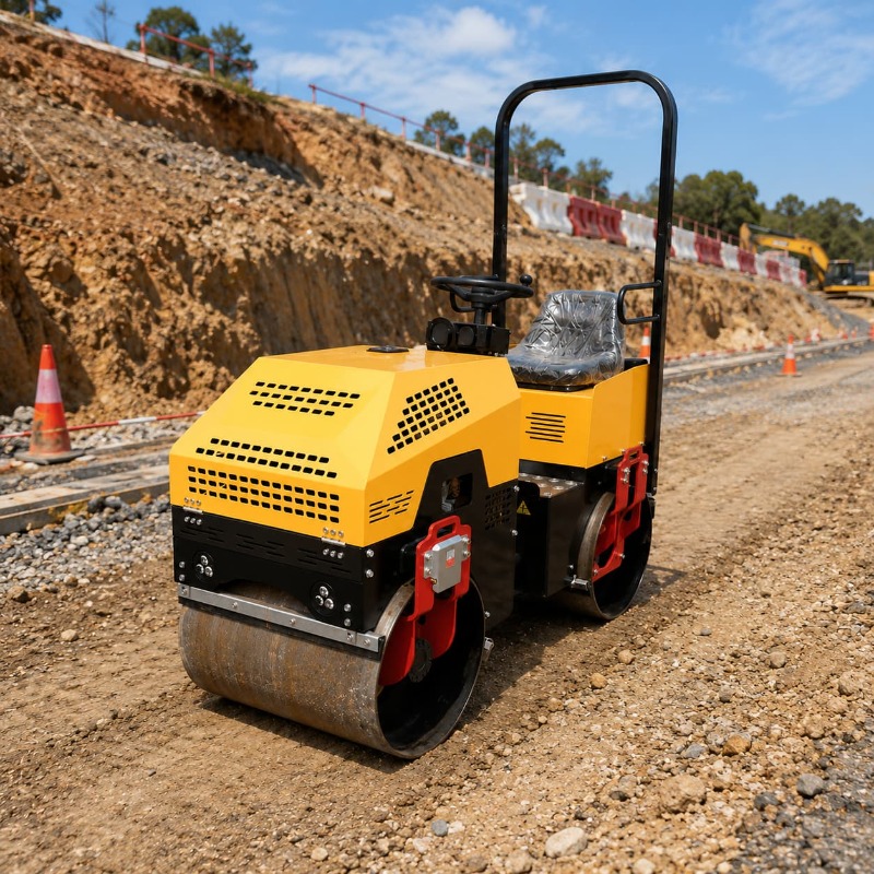 Rodillo Compactador Vibratorio - Heavy Equipment In Construction reseña y precio