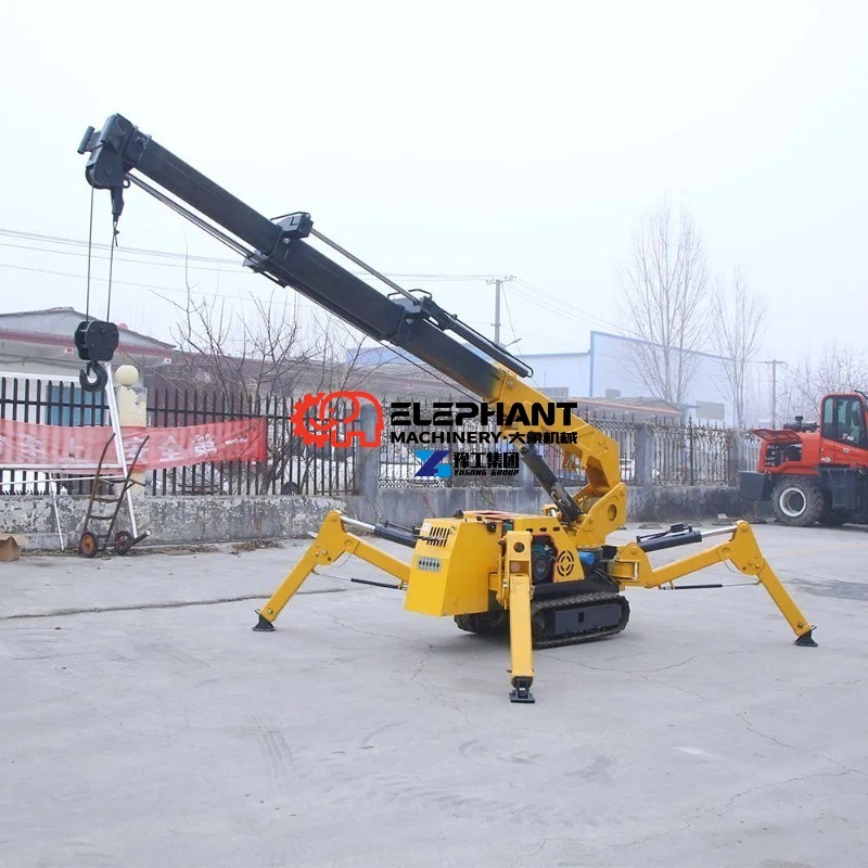 Grúa Araña Hidráulica de 3 Ton - Compact Crawler Boom Lift reseña y precio