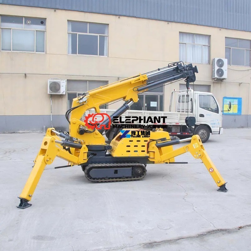 Grúa Araña Hidráulica de 3 Ton - Compact Crawler Boom Lift reseña y precio