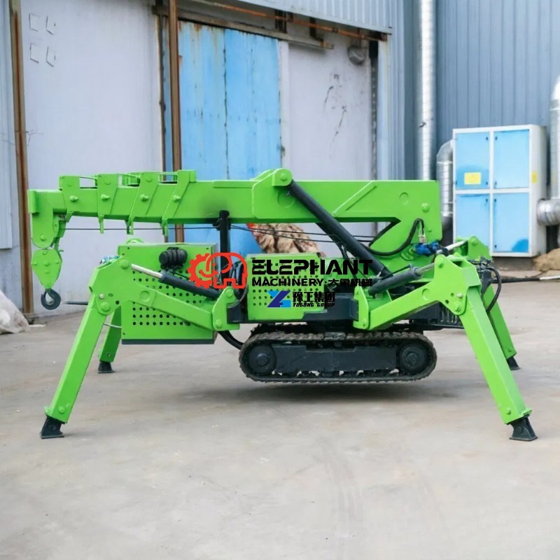 Grúa Araña Hidráulica de 3 Ton - Compact Crawler Boom Lift reseña y precio