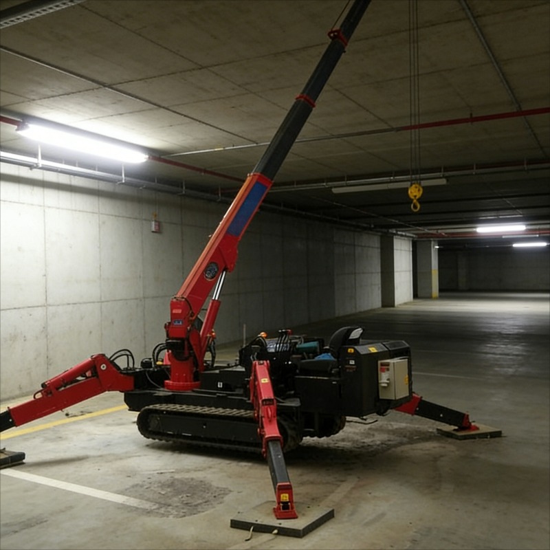 Grúa Araña Mini Personalizada  - Compact Crawler Boom Lift reseña y precio