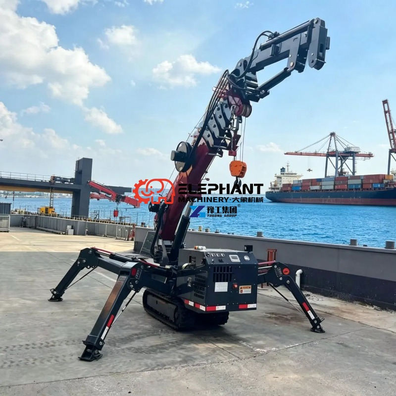 Grúa Araña Compacta Hidráulica - Compact Crawler Boom Lift reseña y precio