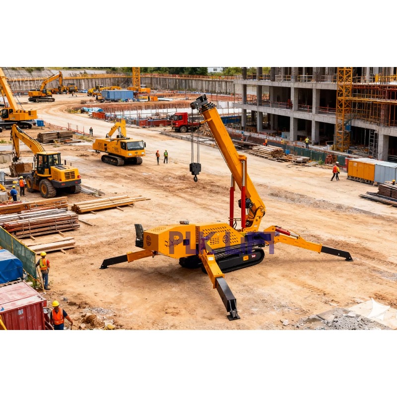 Grúas Araña, Mini Grúa Araña C - Compact Crawler Boom Lift reseña y precio