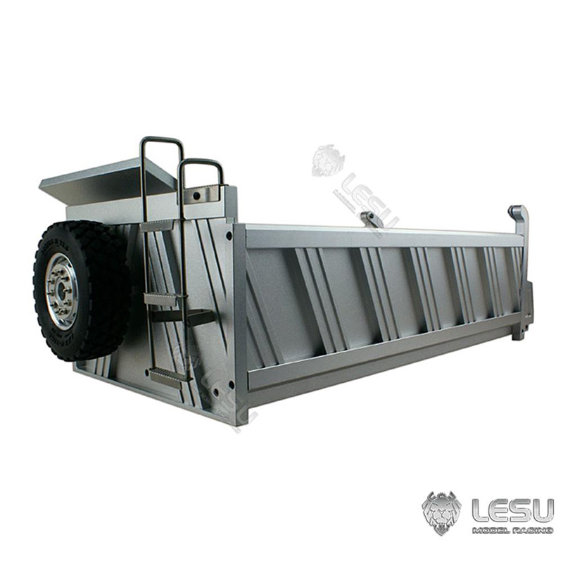 LESU 1/14 camión Tamiya 6X6 cu - Dump Truck Toy reseña y precio