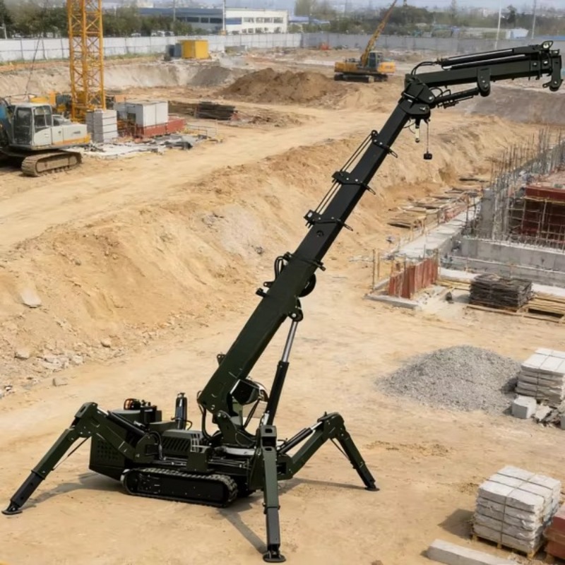 Grúa Araña de 7 Toneladas con  - Compact Crawler Boom Lift reseña y precio