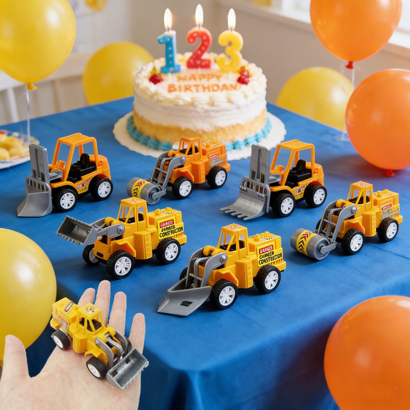 Juego de 6 Mini Camiones de Co - Dump Truck Toy reseña y precio
