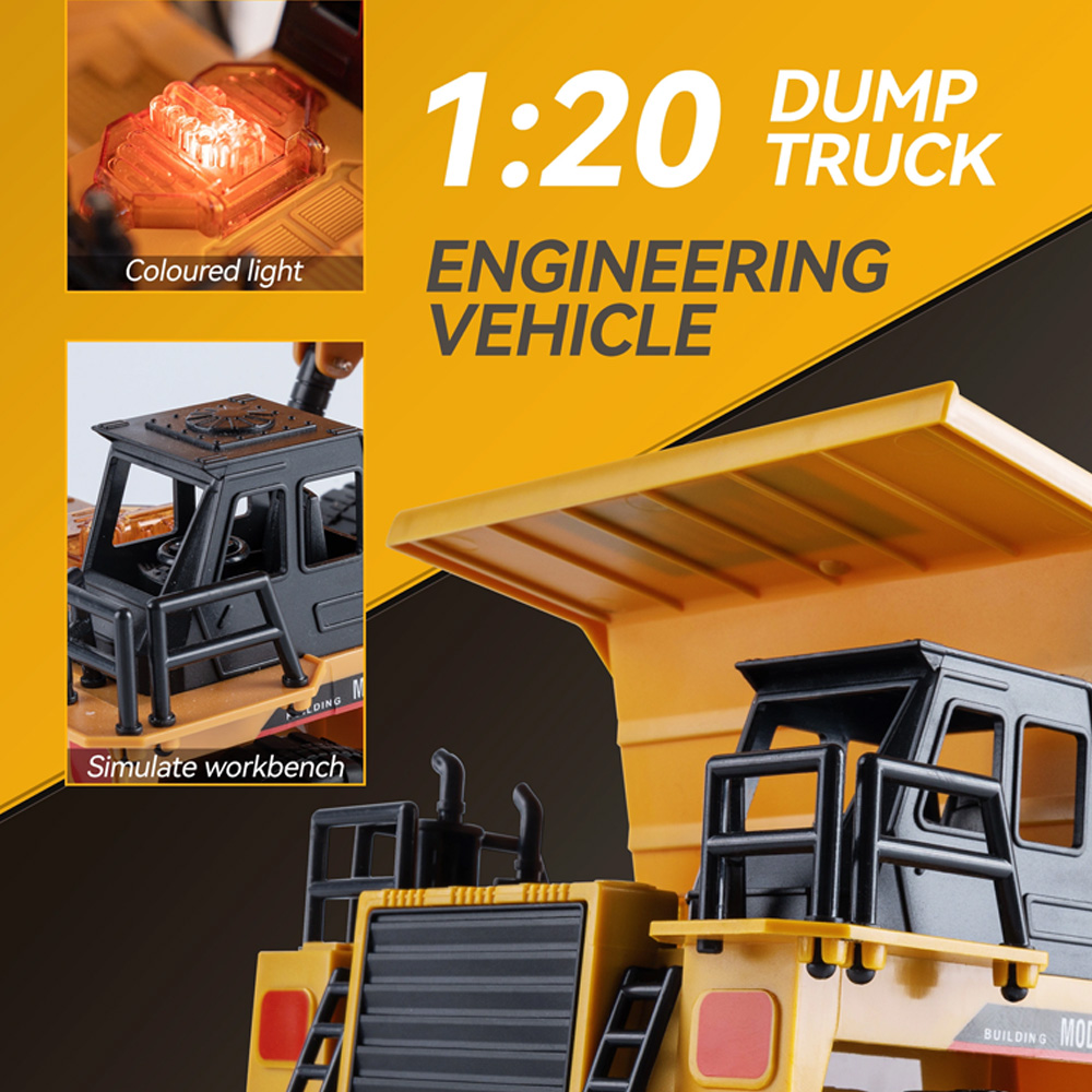 Camión Volquete RC 1:20 4WD 11 - Dump Truck Toy reseña y precio