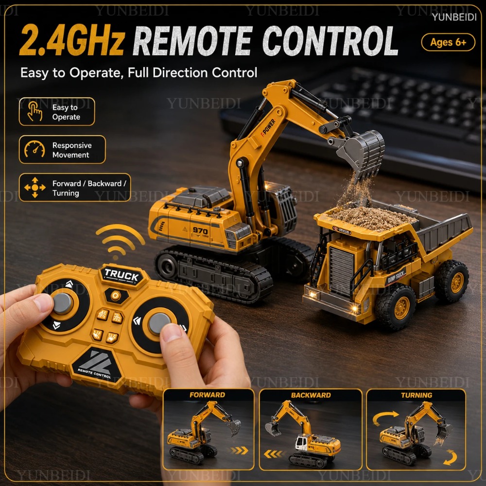 Mini coche de aleación con con - Dump Truck Toy reseña y precio