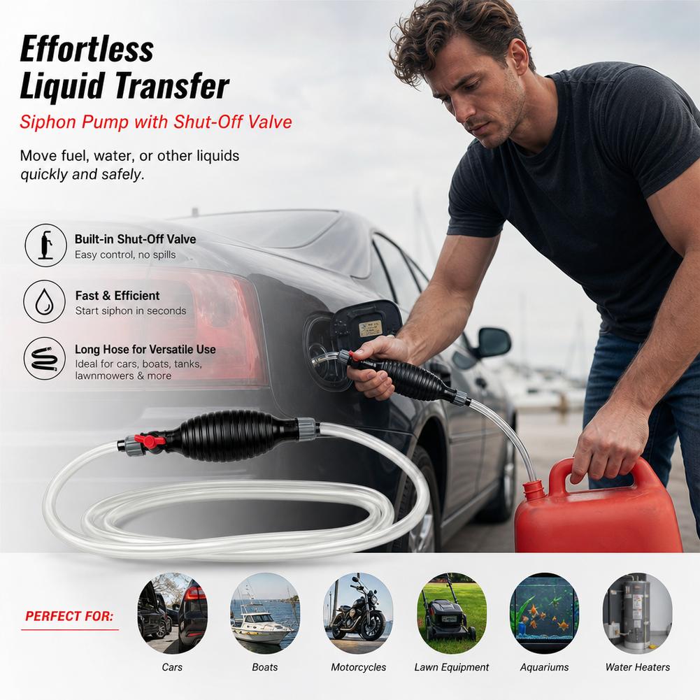 Extractor de aceite con bomba  - Diesel Water Pump reseña y precio