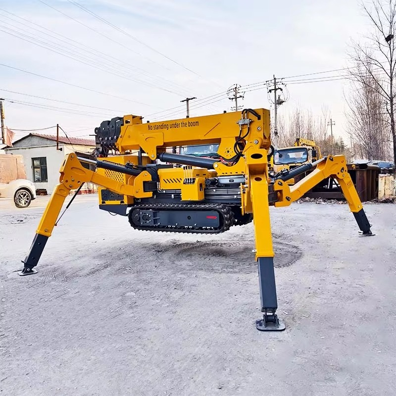Grúa Araña Compacta de Orugas  - Compact Crawler Boom Lift reseña y precio